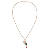 2004 Chanel Lipstick Pendant Necklace