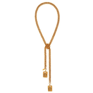 1980s Vintage Chanel Lariat Necklace