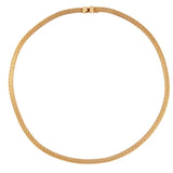 1980s Vintage Textured Collar Necklace