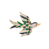 1980s Vintage D'Orlan Bird Brooch
