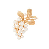 1960s Vintage Trifari Faux Pearl Brooch