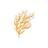 1960s Vintage Trifari Faux Pearl Brooch
