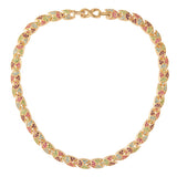 1980s Vintage D'Orlan Pastel Earring and Necklace Set