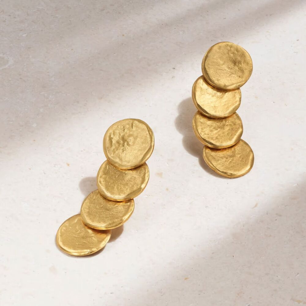1990s Vintage Yves Saint Laurent Clip-On Earrings