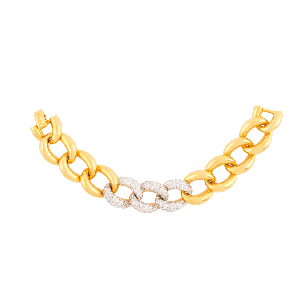 1990s Valentino Curb Chain Bracelet