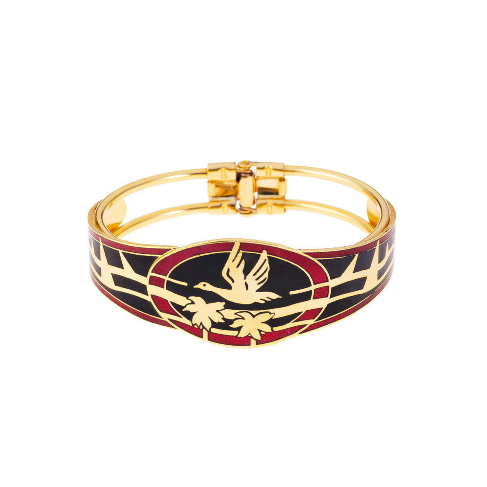 1980s Vintage Cloisonné Bracelet