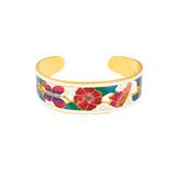 1980s Vintage Cloisonné Cuff Bracelet