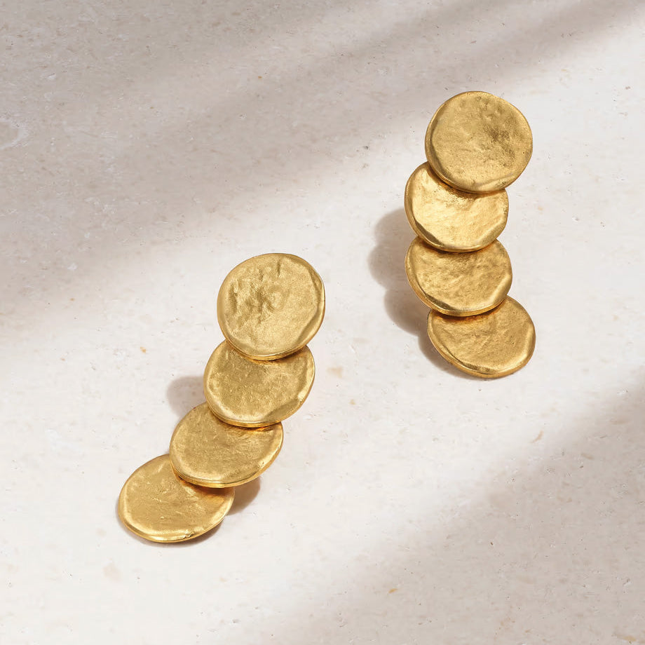 1990s Vintage Yves Saint Laurent Clip-On Earrings