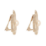 1980s Rare Vintage Christian Dior Floral Clip-On Earrings