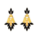 1990s Vintage Statement Crystal Earrings