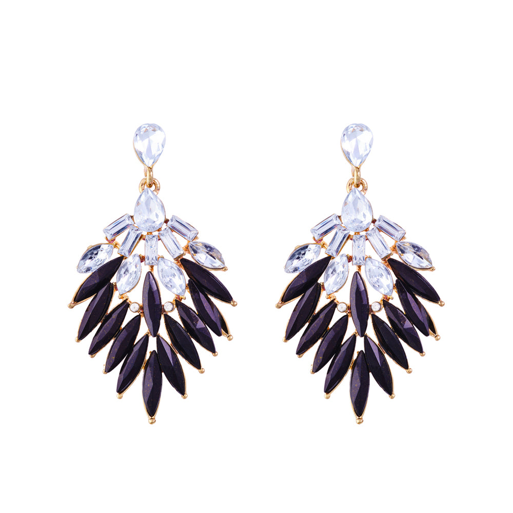 1990s Vintage Dramatic Drop Earrings