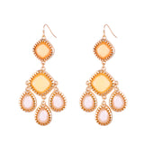 1990s Vintage Dramatic Drop Earrings