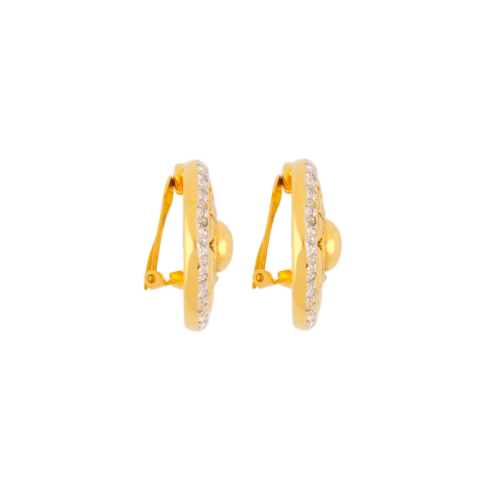 1990s Vintage Valentino Clip-On Earrings