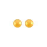 1990s Vintage Valentino Round Clip-On Earrings