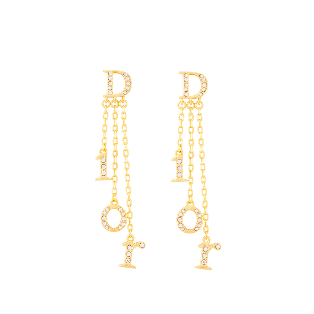 Christian Dior Charm Drop Earrings
