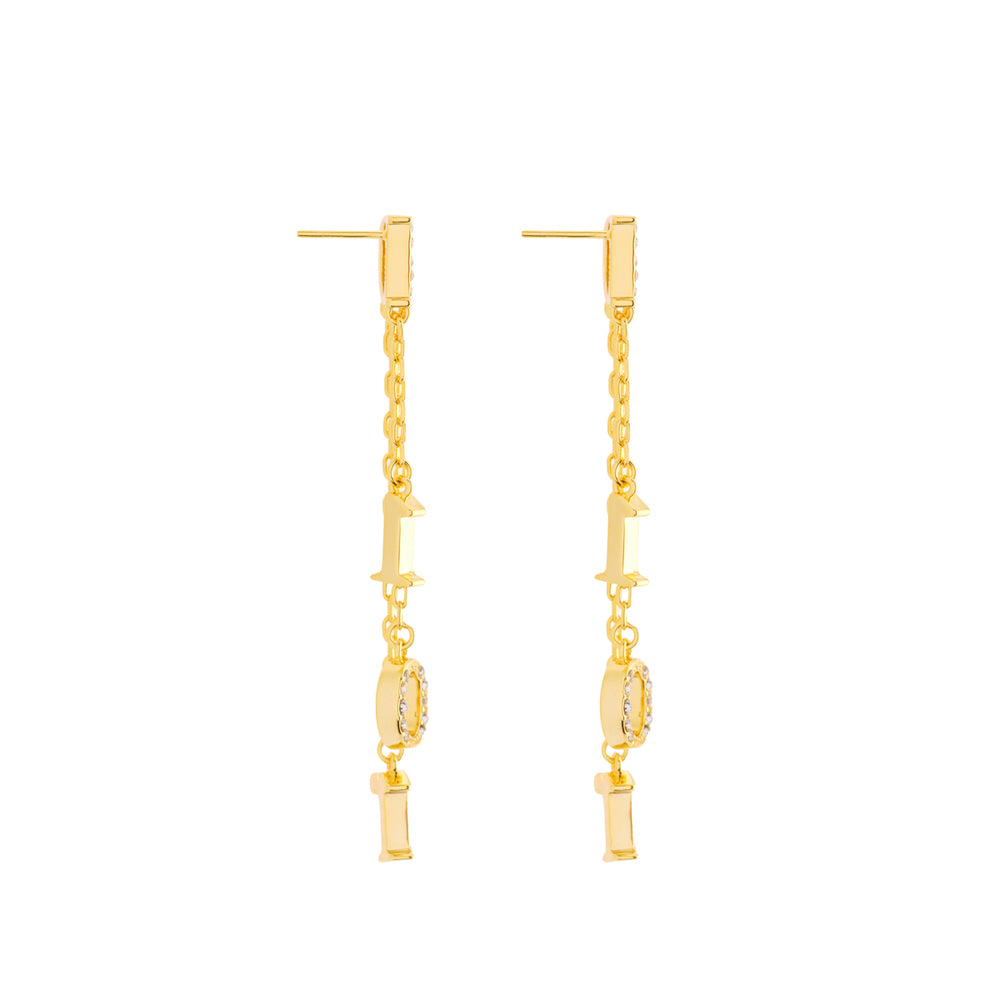 Christian Dior Charm Drop Earrings