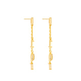 Christian Dior Charm Drop Earrings