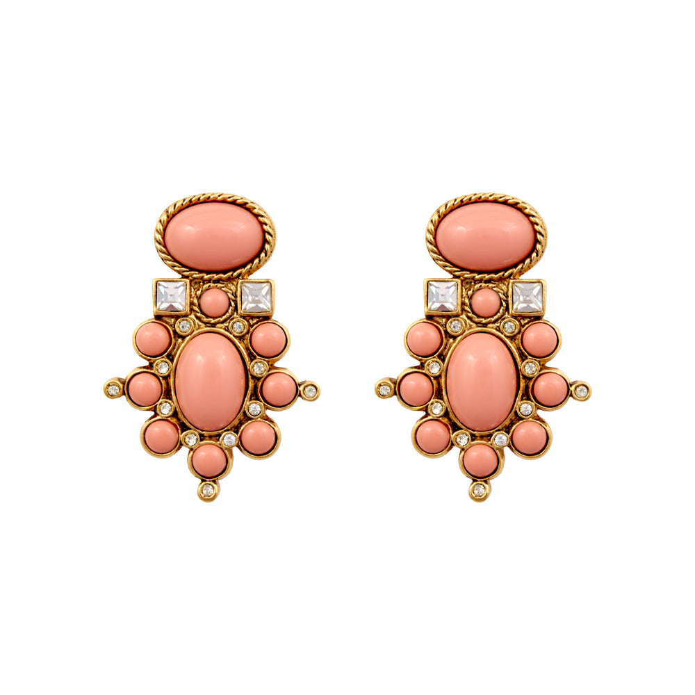 1995 Vintage Elizabeth Taylor Edwardian Clip-On Earrings