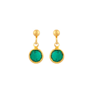 Emerald Green Earrings