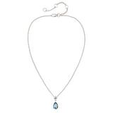 Givenchy Sapphire Clip-On Earring and Necklace Set