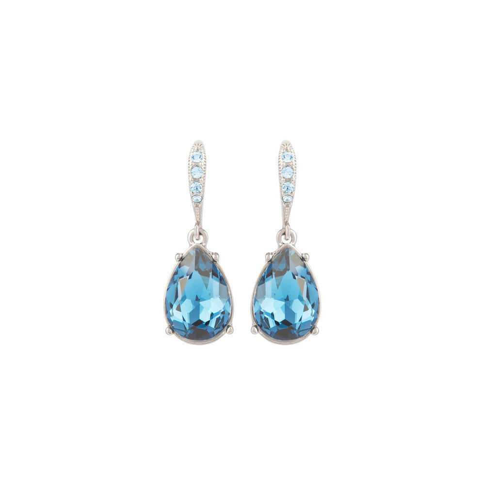 Givenchy Sapphire Clip-On Earring and Necklace Set