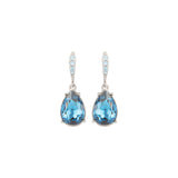 Givenchy Sapphire Clip-On Earring and Necklace Set