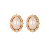 1980s Vintage Christian Dior Necklace and Clip-On Earrings Set