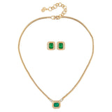 1980s Vintage Christian Dior Necklace And Earring Set