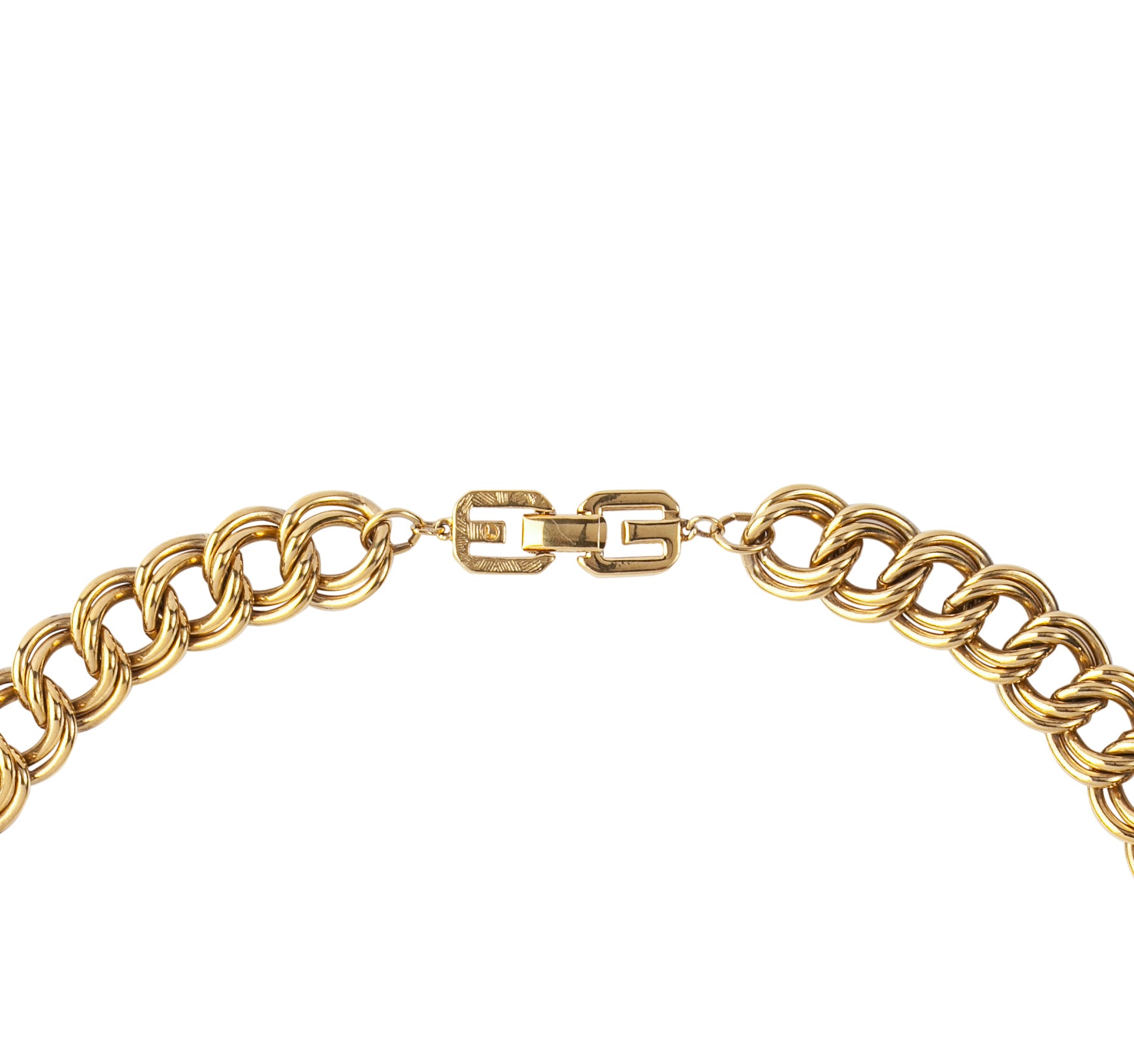 1980s Vintage Givenchy Double Chain Link Necklace – Susan Caplan