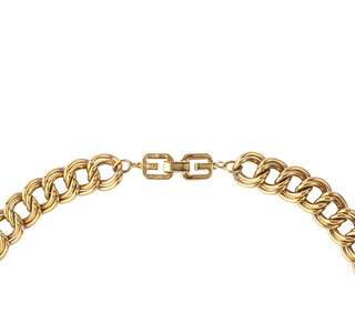 1980s Vintage Givenchy Double Chain Link Necklace