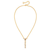 1970s Vintage Christian Dior Crystal Drop Necklace