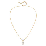 1980s Vintage Nina Ricci Pearl Drop Pendant Necklace