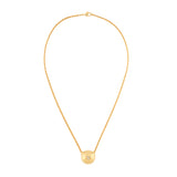 1980s Vintage Valentino Round Pendant Necklace