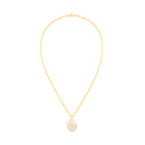 1990s Vintage Valentino Oval Pendant Necklace