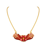 1980s Vintage Cloisonné Necklace