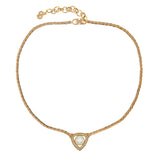 1980s Vintage Christian Dior Flat Weave Necklace