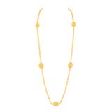 1980s Vintage Chanel Oval Medallion Necklace