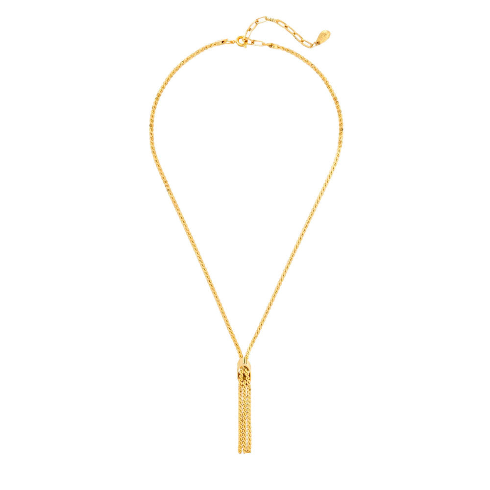 1980s Vintage Tassel Drop Necklace