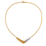 1980s Vintage Mixed Metal Necklace