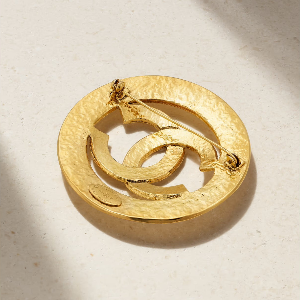 1980s Vintage Chanel Medallion Brooch