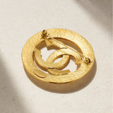 1980s Vintage Chanel Medallion Brooch