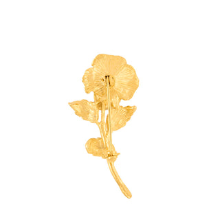 1980s Vintage Rose Brooch