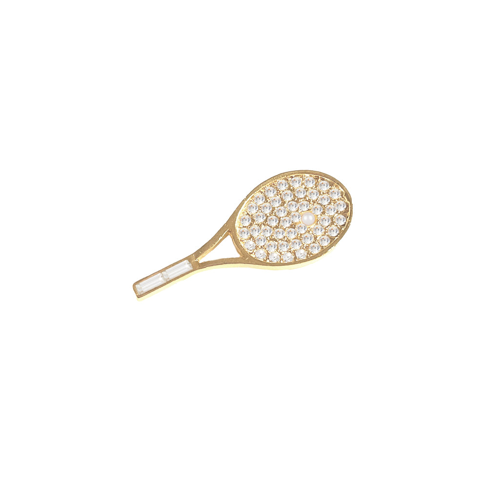 1980s Vintage Tennis Brooch