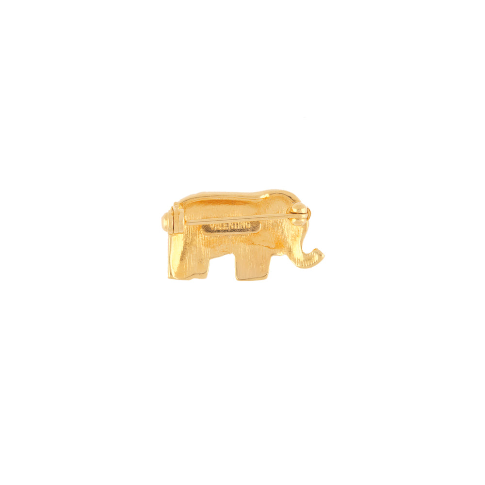 1980s Vintage Valentino Elephant Brooch