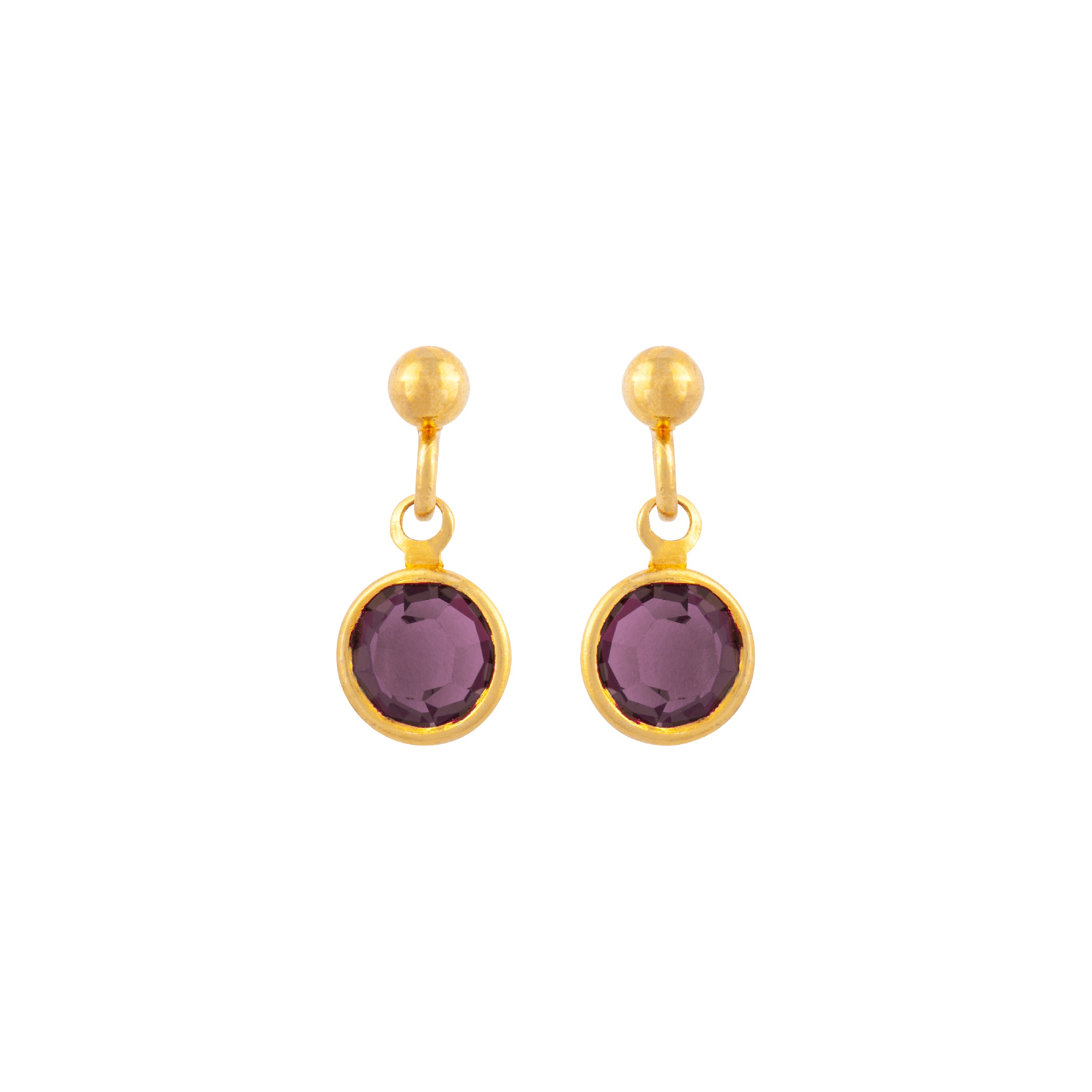 Vintage Amethyst Earrings