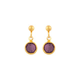Vintage Amethyst Earrings