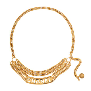 1990s Vintage Chanel Multichain Belt