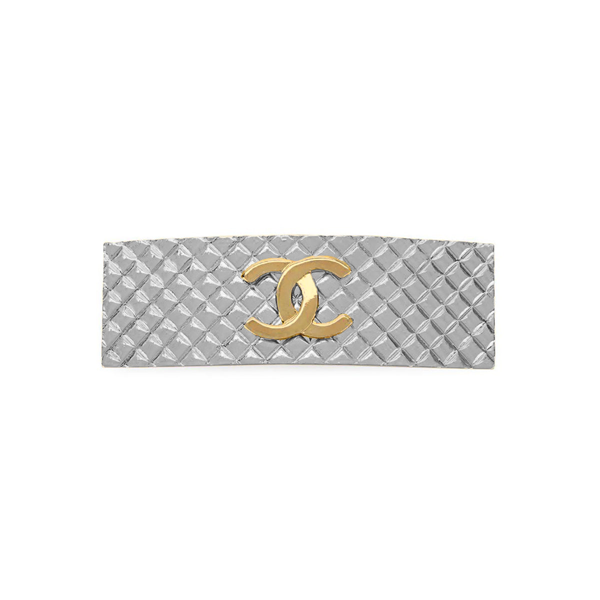 1998 Vintage Chanel Quilted Hair Slide