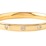 1980s Vintage Monet Crystal Bangle