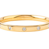 1980s Vintage Monet Crystal Bangle